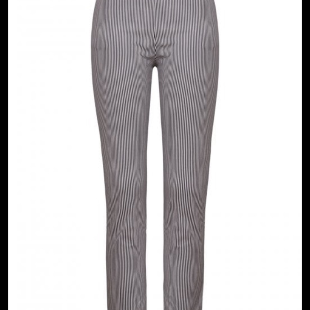 COPY - NWT Navy and White Striped Cigarette Trousers